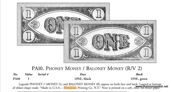The only information I can find about these bills online comes from Show Me the Money! The Standard Catalog of Motion Picture, Television, Stage and Advertising Prop Money by Fred L. Reed.