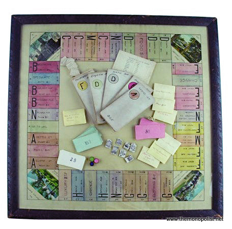 The Heap Monopoly board (circa 1913), now at the Strong Museum of American Play.